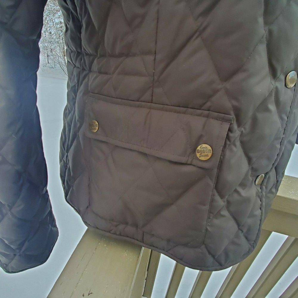 Eddie Bauer Seattle premium goose down jacket Girls XL Womens S Small Coat Green - Picture 5 of 11